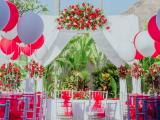Pergola set up muslim wedding 