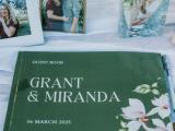 Greenery Theme Bali Vintage Florist Design Regist Book by Bali Vintage Florist