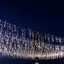 fairy light curtain at Pan pacific